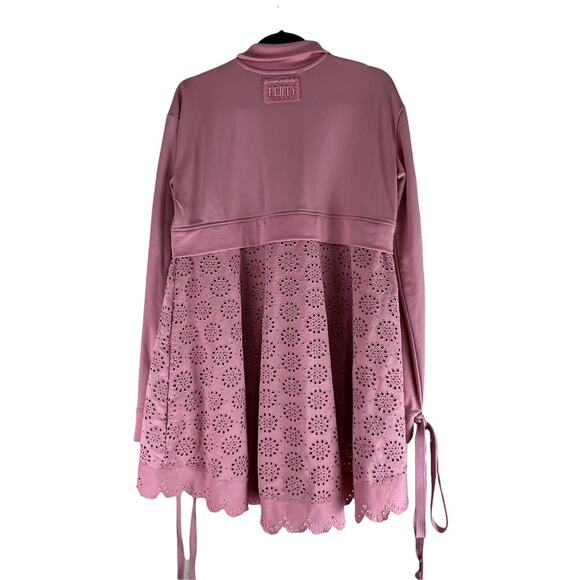 PUMA X FENTY BY RIHANNA Eyelet Jacket in Bridal Rose Size 0 - Picture 5 of 8